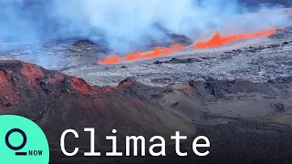 Lava Flows From Hawaii's Mauna Loa Volcano