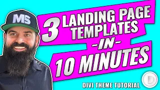 Create Landing Page Templates with Divi Theme Tutorial