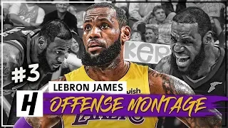 LeBron James EPIC Full Offense Highlights 2017-2018 Season (Part 3) - CRAZY Dunks, Clutch Shots!