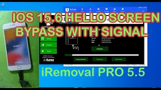 iCloud Unlock || IOS 15.6  HELLO SCREEN BYPASS WITH SIGNAL by iRemoval PRO v5.5 and iRa1n v1.4