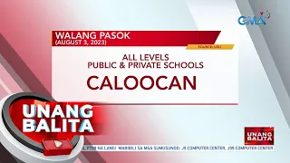 Walang pasok (August 3, 2023) | UB