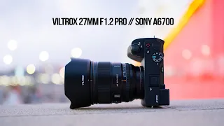 Viltrox 27mm F1.2 PRO on Sony A6700 // Lens Review w/ Photo & Video Examples