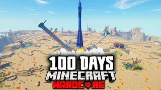 100 Days to escape a Zombie Apocalypse Nuclear Winter in Hardcore Minecraft...