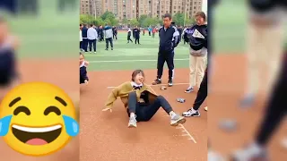 try not to laugh 🤣 funny chinese schools sports fails🇨🇳 #funnyvideos #tiktok douyin #funnyvideo