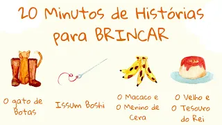 20 MINUTOS DE HISTORIAS INFANTIS PARA BRINCADEIRAS (AUDIOBOOK INFANTIL)