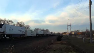 3 ns and 1 cp units headed westbound