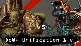 Dawn of War Unification: 1 v 1 Adeptus Mechanicus Exploritors (Roman228) vs Death Guard (Tigershark)