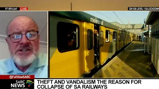 South Africa's railway system on the verge of total collapse:Report