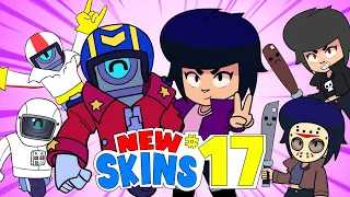 ⭐️ STU & BIBI NEW SKINS IDEAS - BRAWL STARS ANIMATION #17