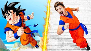 On ESSAYE les CASCADES des ANIMÉS (Dragon Ball, Naruto…)