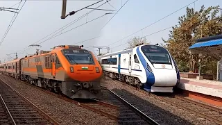 [ AMRIT BHARAT + VANDE BHARAT + NETAJI EXPRESS ] Attacks At 132kmph 🔥🔥