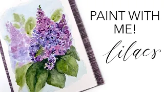 Painting Lilacs - Paint With Me!