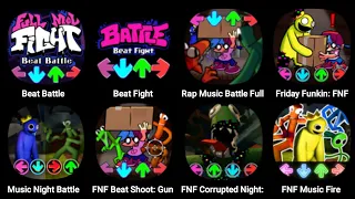 FNF Friends To Your End - But Everyone Sings It, FNF Rainbow Friends, Beat Battle, Beat Fight