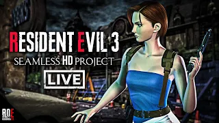 RESIDENT EVIL 3: NEMESIS || SEAMLESS HD PROJECT | 🔴LIVE