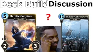 Heretic Conjurer Tullius Conscription DECK Build Discussion TESLegends