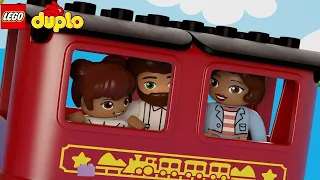 LEGO DUPLO - All Aboard the Train Song | Learning For Toddlers | Nursery Rhymes | Cartoons