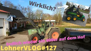 LohnerVLOG#127 Fendt Favorit 600 auf dem Hof I John Deere Gator HPX (Peg Perego) rep. I Ölwechel 926