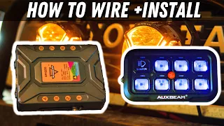 How To Install & Wire Auxbeam Switch Panel, Fuse Block, & Driving Light