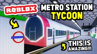 Creating My Own METRO STATION Company in Roblox