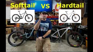 Mountain Bike compare   (Hardtail vs Full Suspension)