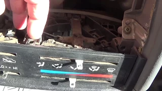 Replacing 85-95 Toyota Pickup Climate Control Bulb