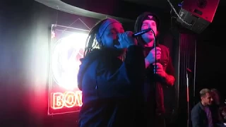 Eskimo Callboy's Sushi & Pascal singing "Tears Don't Fall"  at Bowie karaoke