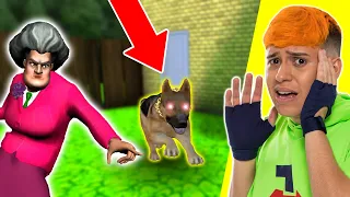 O CACHORRO DA PROFESSORA MALVADA ME MORDEU!! (Scary Teacher)