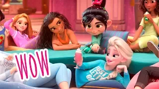 Disney Princesses in modern clothes from Ralph Breaks the Internet