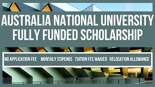 Study free in Australia National Uni Scholarship 2024 | No app fee 🌐 NO AGENT NEEDED!!!