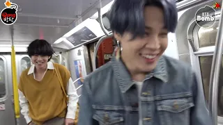 [Sub Español][BANGTAN BOMB] Tonight Show Subway - BTS (방탄소년단)