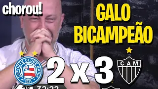 REAÇÕES ATLÉTICANAS 98 LIVE - BAHIA 2X3 ATLÉTICO MINEIRO (GALO CAMPEÃO)