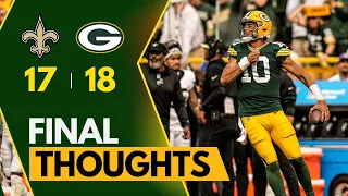 Resilient Young Packers Overcome 17-0 Saints Lead in 4th