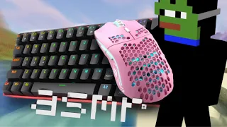 Clicky Keyboard & Mouse Sounds [ASMR] DexLand BedWars