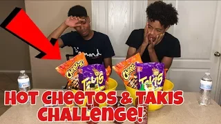 HOT CHEETOS AND TAKIS CHALLENGE!!!