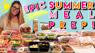 EPIC SUMMER MEAL PREP FOR HEALTHY KIDS + FAMILY | BREAKFASTS | LUNCHES | DINNERS | SNACKS 2019