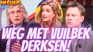 Waar zijn Merel Ek en Sam Hagens? ‘Weg met vuilbek Derksen!’