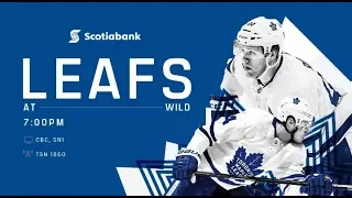 NHL 19 PS4. REGULAR SEASON 2018-2019: Toronto MAPLE LEAFS VS Minnesota WILD. 12.01.2018. (NBCSN) !