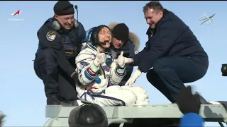 Astronauta de EEUU regresa a la Tierra tras batir récord femenino de permanencia en el espacio | AFP