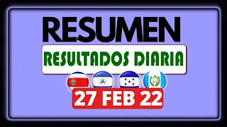 💰 Resultados Loto Diaria Domingo 27 Feb 22