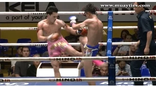Muay Thai Fight - Yodpop vs Aikanant - New Lumpini Stadium, Bangkok, 9th January 2015