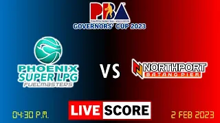 Phoenix Super LPG VS Northport Batang Pier | PBA LIVE Scoreboard