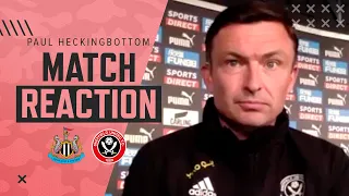 Paul Heckingbottom | Newcastle 1-0 Sheffield United | Post Match Reaction