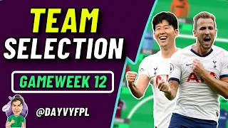 FPL GW12 Team Selection! SON/KANE in?! FPL Fantasy Premier League 2021/2022!