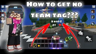 TUTORIAL "NO TEAM TAG" Blockman GO game.