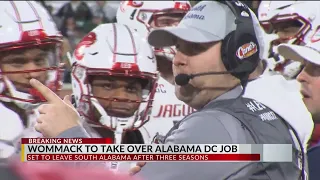 South Alabama’s Kane Wommack set to take Alabama defensive coordinator job