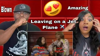 CAN'T BELIEVE SHE WROTE THIS SONG!!!   JOHN DENVER & CASS ELLIOT - LEAVING ON A JET PLANE (REACTION)