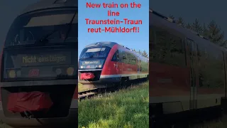 BR 642 Desiro. New train at Traunreut!!!