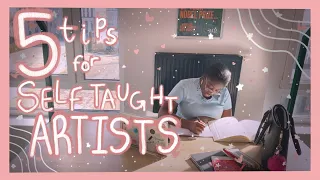 5 tips I wish I knew as a beginner self-taught artist || studying the art fundamentals