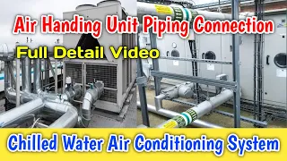 Air Handling Unit Chilled Water Piping Connection | HVAC | Working Animation