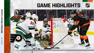 Wild @ Flyers 3/23 | NHL Highlights 2023